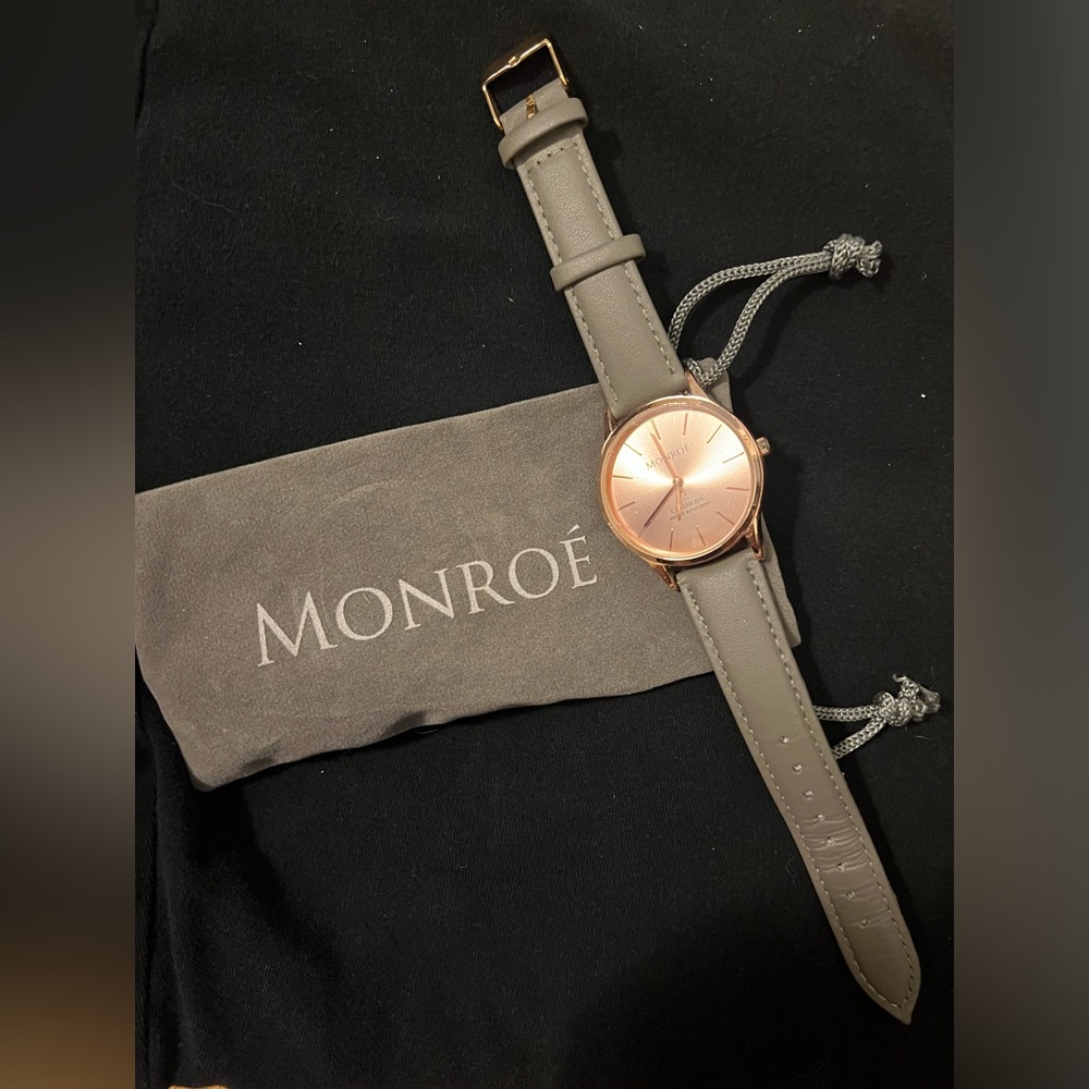 Monroé Women’s watch. Like new! Worn once.